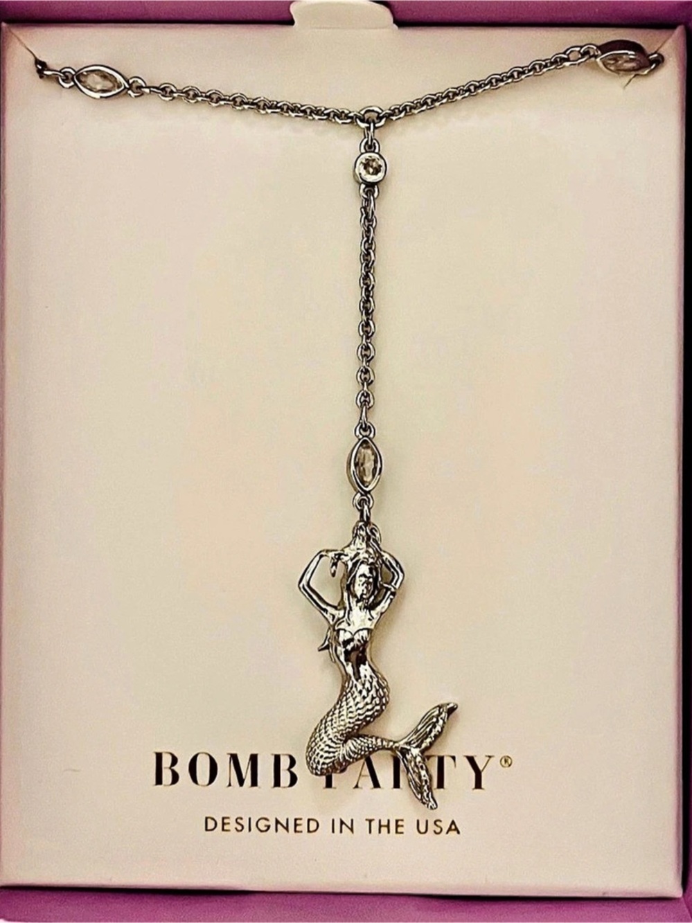 Bomb Party Retro Atlantis Collection RBP5989 A Siren's Song Mermaid Necklace